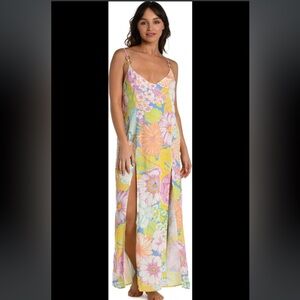 Sunshine 79 floral double split maxi dress